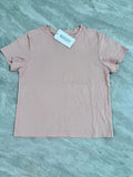 MUGUOY Classic Fashion Pink Soft Breathable Crewneck T-Shirts For Women