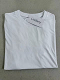 Lindfany Fashion Classic White Casual Cotton Short Sleeve Round Neck T-Shirts For Women