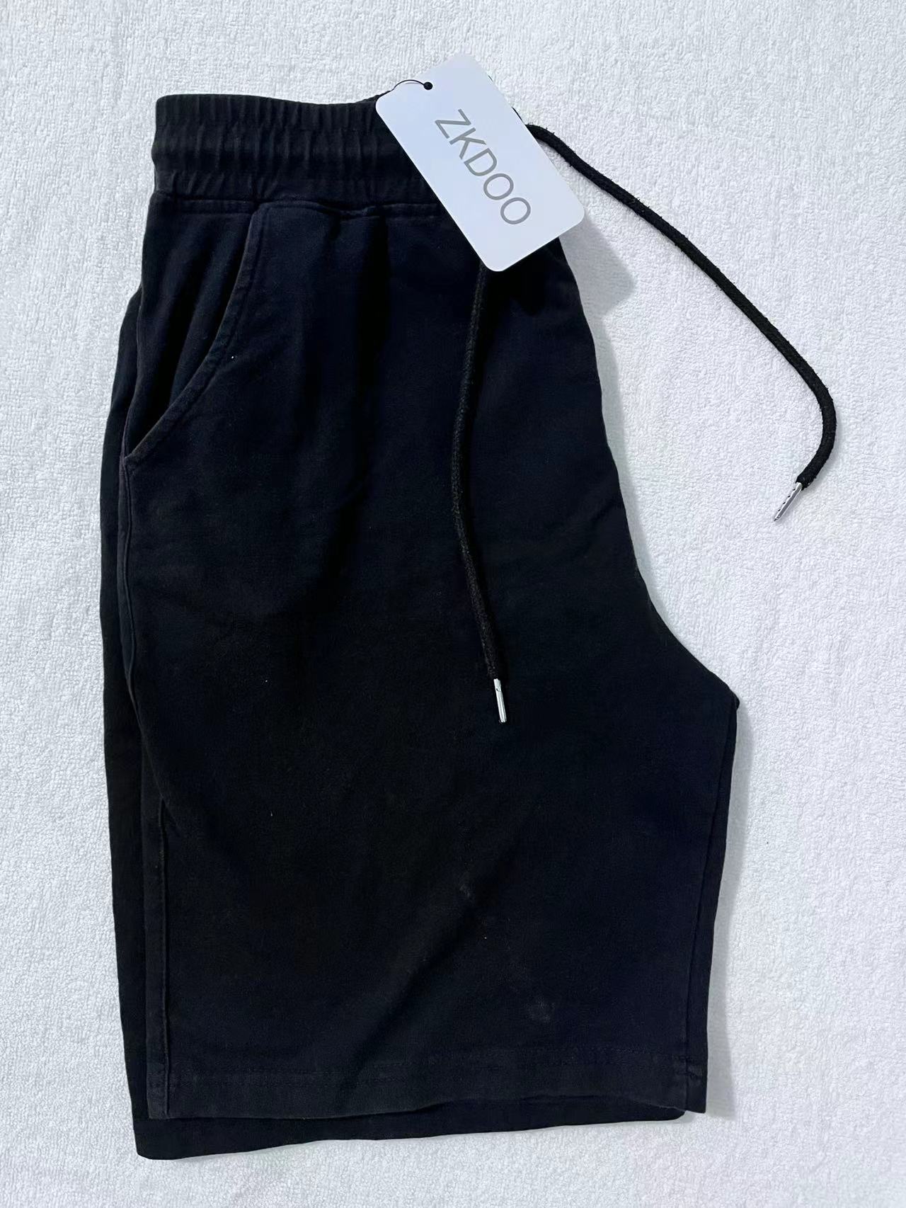 ZKDOO Black Classic Casual Loose Soft Breathable Boy Shorts – zellawallet