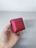 Vtazo Classic Fashion Small-Scale Leather Red Jewelry Boxes