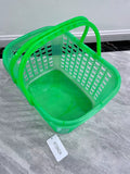 RTSNOA Fashionable Green Plastic Thickened Large Durable Laundry Baskets