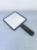 Eaixshir High Quality Square Black Handheld Plastic Makeup Personal Compact Mirrors