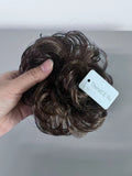 TheralCE Rx Stylish Elegant Messy Fluffy Elastic Brown False Hair