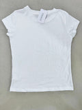 TZKACO Classic White Comfortable Breathable Crewneck T-Shirts For Women