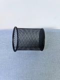 YRYWAWA High Quality Multifunctional Black Mesh Metal Pen Holders