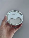 ELALFA High Quality Round Windproof Durable Rotating Stainless Steel Ashtrays