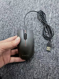 KVKTA Suitable For Desktop Laptop Wired Black Computer Mouse