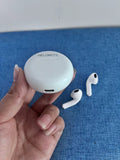 HELOMOTE Fashionable Classic White Portable Waterproof Wireless Bluetooth Earphones