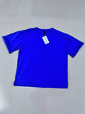 MKIRQA Classic Fashion Blue Casual Comfortable Round Neck Short Sleeve T-Shirts For Men