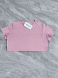 MUGUOY Classic Fashion Pink Soft Breathable Crewneck T-Shirts For Women