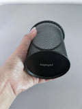 Kigegkf Multifunctional Classic Black Mesh Round Durable Pen Holders