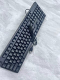 HYHTA High Quality Black Waterproof Wear-Resistant Durable Wired USB Computer Keyboards