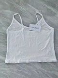 KHUBKIO Classic White Fashion Ladies Comfortable Soft Casual Camisoles