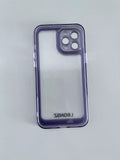 LBGNSZ High Quality Soft Ultra Thin Durable Transparent Purple Cell Phone Cases