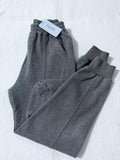 KptKi Dark Grey Winter Thickened Leisure Sports Cotton Pants For Children