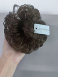 LSYAING Stylish Elegant Dark Brown Messy Fluffy Elastic False Hair