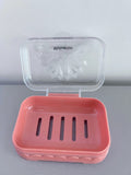 Moiiuerion High Quality Simplicity Double Layer Transparent Plastic Soap Holders