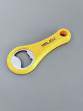 WILJOJ Household Minimalist Plastic Handle Stainless Steel Bottle Openers