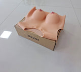 TEYVIYI High Quality Ultra Thin Sleeveless Realistic Silicone Artificial Breasts