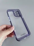 LBGNSZ High Quality Soft Ultra Thin Durable Transparent Purple Cell Phone Cases