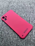 KGIOO Classic Fashion Red Bezel-Less Ultra-Thin Durable Cell Phone Cases