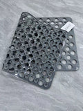 KUEAO Non-Slip Super Safe Grey For The Elderly Children Shower Mats