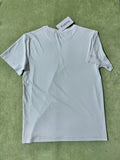 Kvems White Classic Men's Daily Soft Round Collar Quick Drying T-shirts