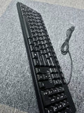 ZTYTO High Quality Black Ultra-Thin Compact USB Cable Computer Keyboards