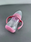 Glyptexa Pink High Quality Anti-Slip Anti-Fall Durable Silicone Baby Bottles