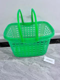 RTSNOA Fashionable Green Plastic Thickened Large Durable Laundry Baskets