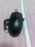 VKAZI Classic Black Universal Silent Durable Cable Computer Mouse