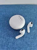 HELOMOTE Fashionable Classic White Portable Waterproof Wireless Bluetooth Earphones