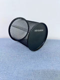 YRYWAWA High Quality Multifunctional Black Mesh Metal Pen Holders