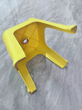 CaiorAaoi Multifunctional Yellow Plastic Safe Practical Non-Slip Stools