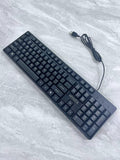 HYHTA High Quality Black Waterproof Wear-Resistant Durable Wired USB Computer Keyboards