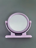 Airelaxed Classic Pink Desktop Round Plastic Personal Compact Mirrors