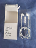 White Classic Fashion Multi-Functional High Sound Quality Wired Comfort Earphones