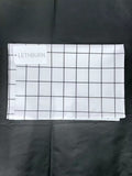 LETHBURN Waterproof Oil Proof Black White Check Tablecloths