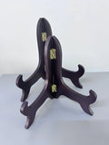 Hweijm High-Quality Exquisite Reddish-Brown Wooden Display Stands