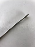 ZIPOTMEY Silver Stainless Steel Medical Tongue Depressors