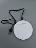 CHARGERMAN White Super Thin Fast Wireless Chargers