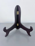 Hweijm High-Quality Exquisite Reddish-Brown Wooden Display Stands