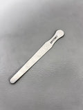 ZIPOTMEY Silver Stainless Steel Medical Tongue Depressors