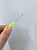 OOMΛS Yellow Convenient Practical Stainless Steel Earpicks